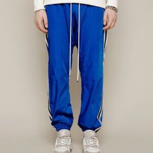 Domrebel relaxed track pants/joggers - blue